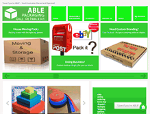 Tablet Screenshot of ablepackaging.com.au